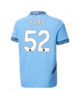 Manchester City Oscar Bobb #52 Kotipaita 2024-25 Lyhythihainen